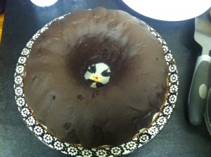 choc pumpkin cake